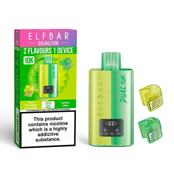 Elf Bar Dual 10K Prefilled Pod Kit Lemon Edition