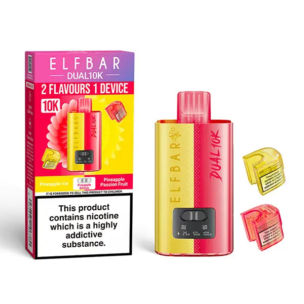 Elf Bar Dual 10K Prefilled Pod Kit Pineapple Edition