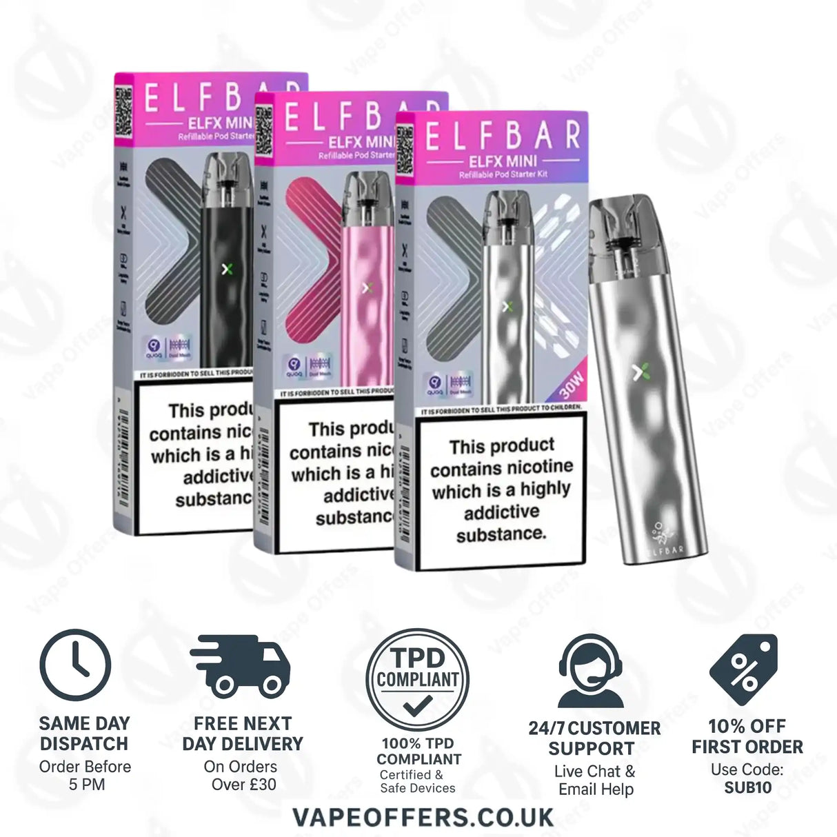 Elf Bar ELFX Mini Pod Kit 