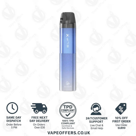 Elf Bar ELFX Pod Vape Kit Blue