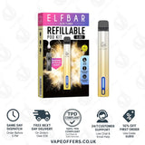 Elfa Turbo Refillable Vape Pod Kit Aurora Gold