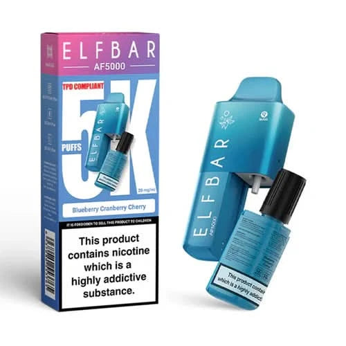 ELFBAR AF5000 Prefilled Kit Blueberry Cranberry Cherry 