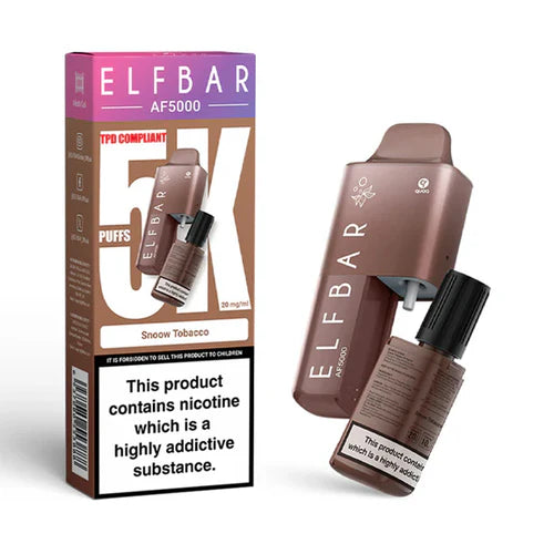 ELFBAR AF5000 Prefilled Kit Snoow Tobacco