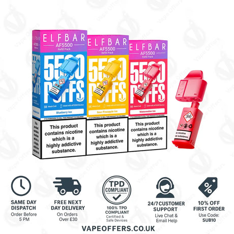 Elfbar AF5500 Prefilled Pods 