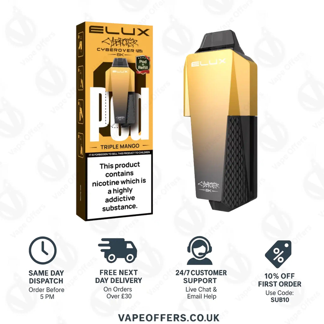 Elux Cyberover 6K Triple Mango Prefilled Pod