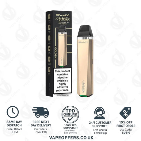 Elux Cyberover P1 Vape Pod Kit Golden