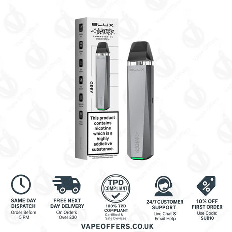 Elux Cyberover P1 Vape Pod Kit Grey