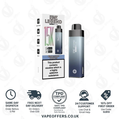 Elux ENE Legend 15k Prefilled Pod Kit Blueberry Sour Raspberry