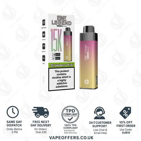 Elux ENE Legend 15k Prefilled Pod Kit Strawberry Kiwi