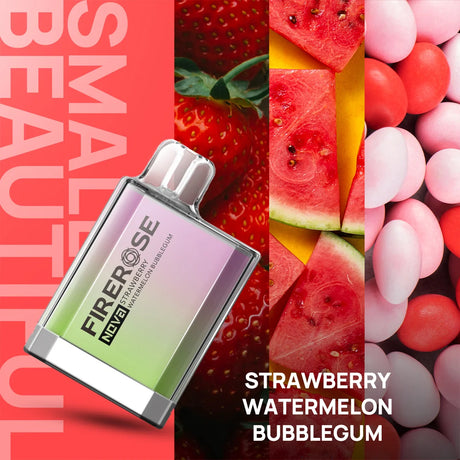 Elux Firerose Nova 600 - Strawberry Watermelon Bubblegum 