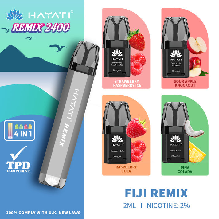 Hayati Remix 2400 Vape Kit - Fiji Remix