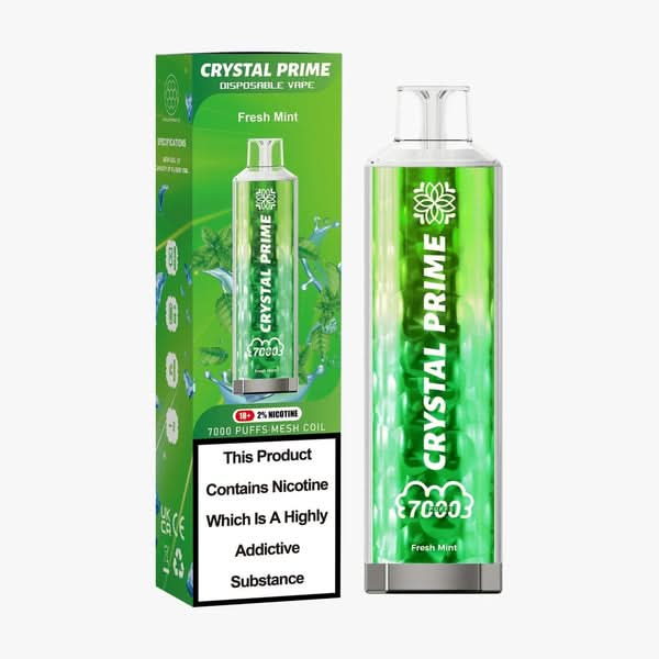 Fresh Mint Crystal Prime 7000 Disposable Pod