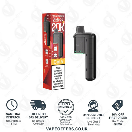 Firerose SlideGo 40K Cola Prefilled Pod