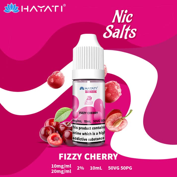 Hayati Pro Max Nic Salt - Fizzy Cherry | Buy 1 Get 1 free