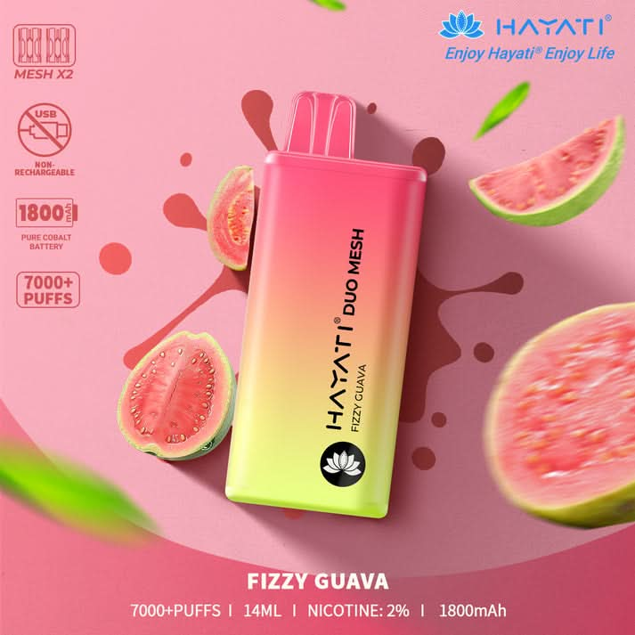 Crystal Pro Max By Hayati 7000 Duo Mesh - Fizzy Guava