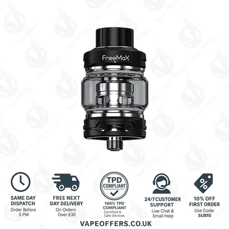 Freemax Fireluke 4 Sub-Ohm Black Tank