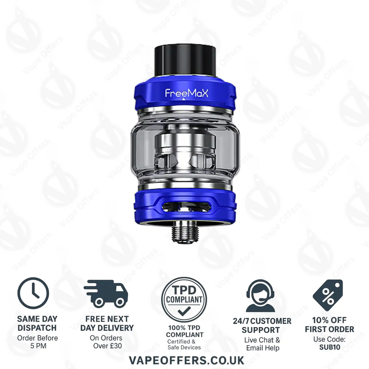 Freemax Fireluke 4 Sub-Ohm Blue Tank
