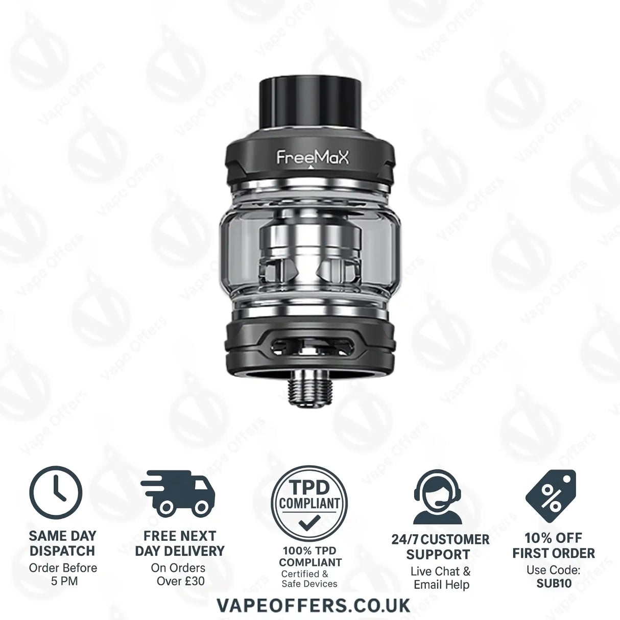 Freemax Fireluke 4 Sub-Ohm Stainless Tank
