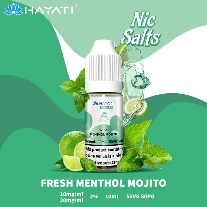 Hayati Pro Max Nic Salt - Fresh Menthol Mojito