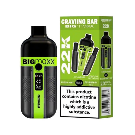 Fresh Mint & Blueberry Ice - Craving Bar Big Maxx 22k 