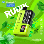 Load image into Gallery viewer, Hayati Rubik 7000 Puffs - Fresh Mint 
