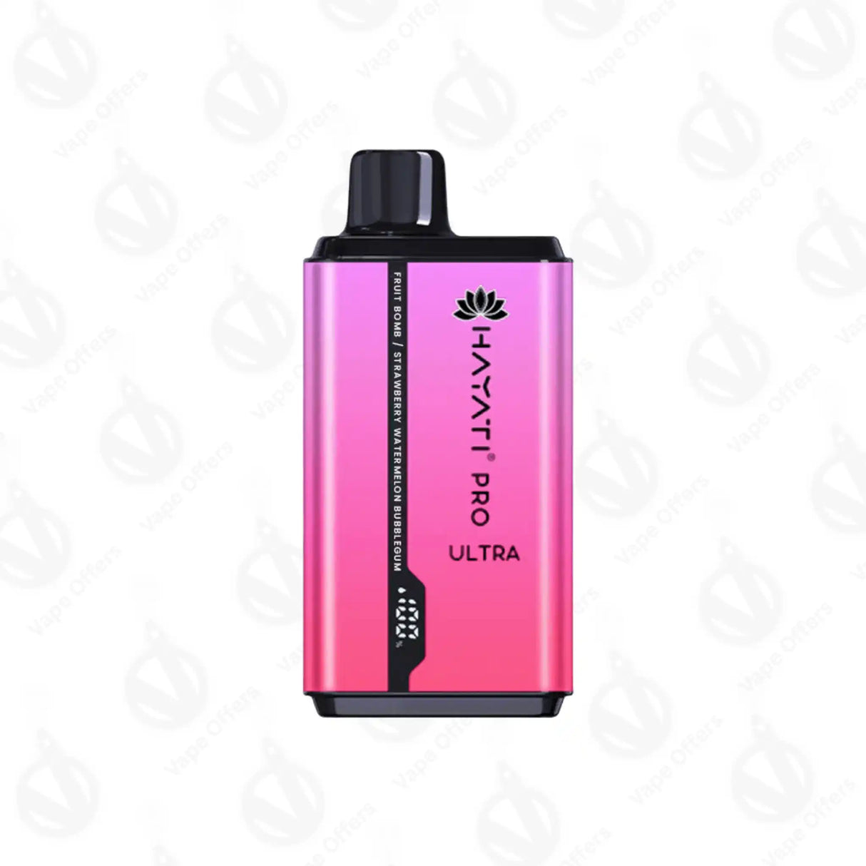 Fruit Bomb and Strawberry Watermelon Bubblegum Hayati Pro Ultra 15000 Puffs