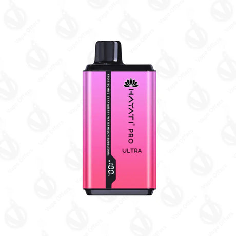 Fruit Bomb and Strawberry Watermelon Bubblegum Hayati Pro Ultra 15000 Puffs