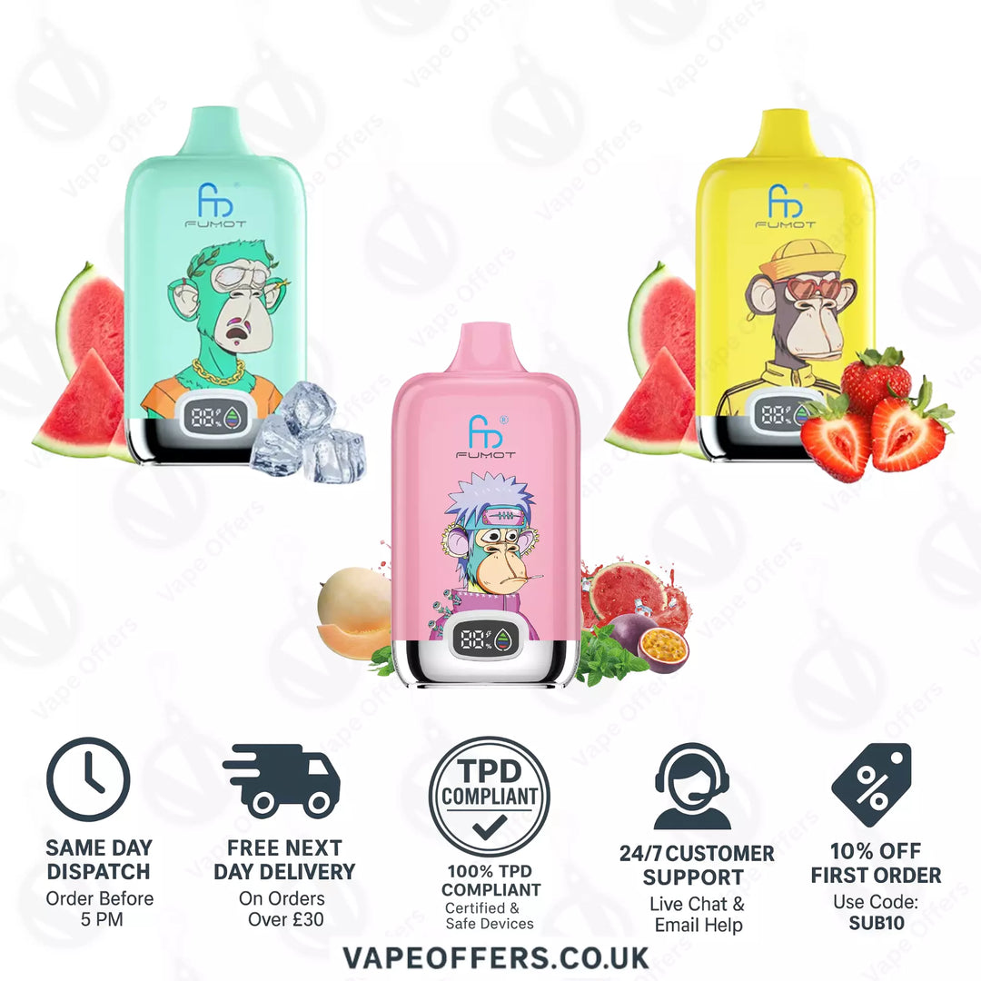 Fumot Digital Box 12000 Puffs Vape