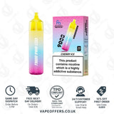 Fumot RandM T9000 Pro Max 9k Prefilled Pod Vape Kit Cherry Ice