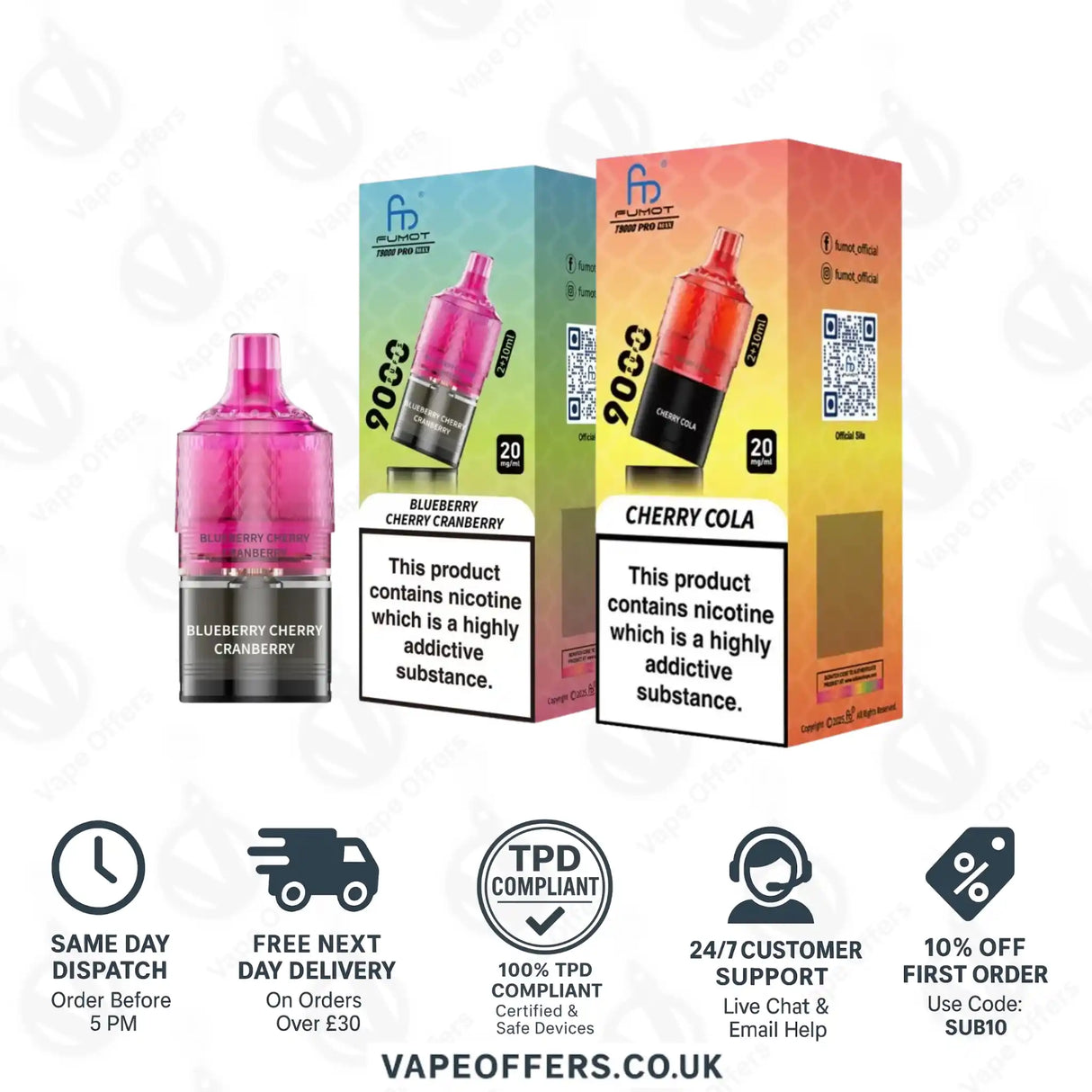 Fumot RandM T9000 Pro Max 9k Prefilled Refill Pod 