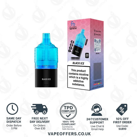 Fumot RandM T9000 Pro Max 9k Prefilled Refill Pod Black Ice