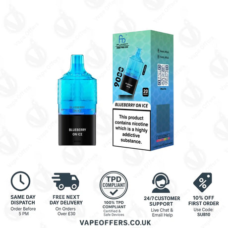 Fumot RandM T9000 Pro Max 9k Prefilled Refill Pod Blueberry On Ice