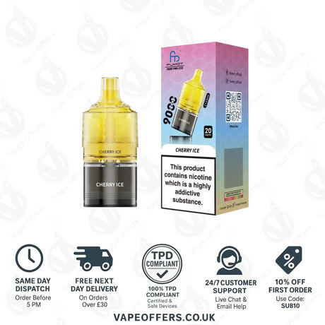 Fumot RandM T9000 Pro Max 9k Prefilled Refill Pod Cherry Ice