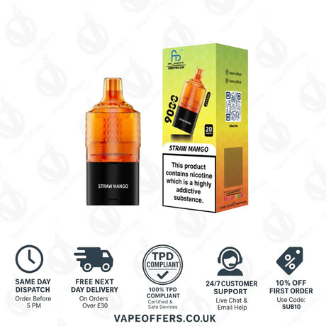 Fumot RandM T9000 Pro Max 9k Prefilled Refill Pod Strawberry Mango