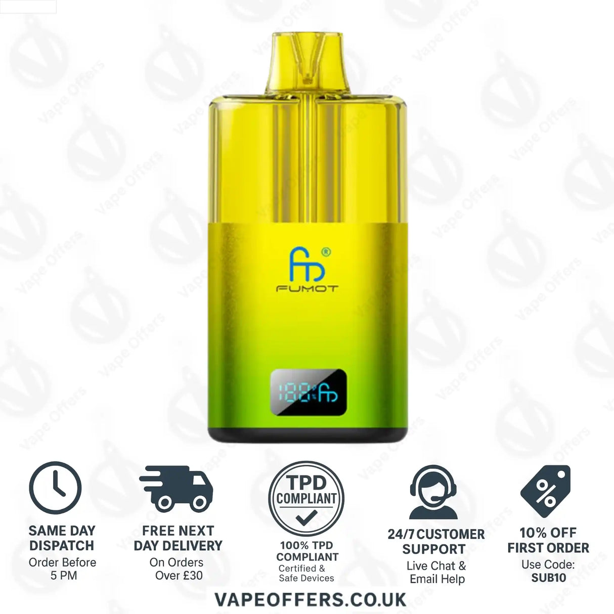 Fumot Spirit 25K Prefilled Pod Kit – Lemon & Lime