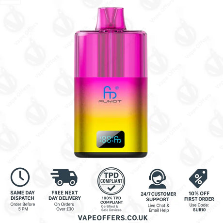 Fumot Spirit 25K Prefilled Pod Kit – Peach Berry