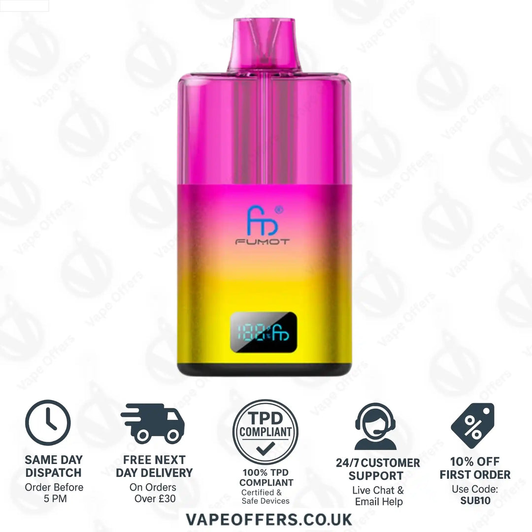 Fumot Spirit 25K Prefilled Pod Kit – Peach Berry