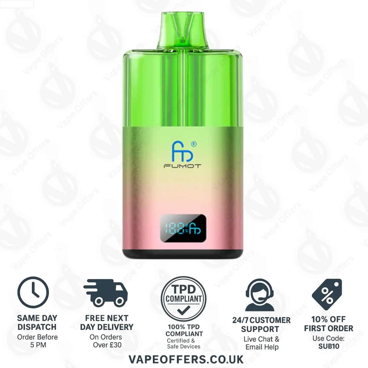Fumot Spirit 25K Prefilled Pod Kit – Strawberry Ice