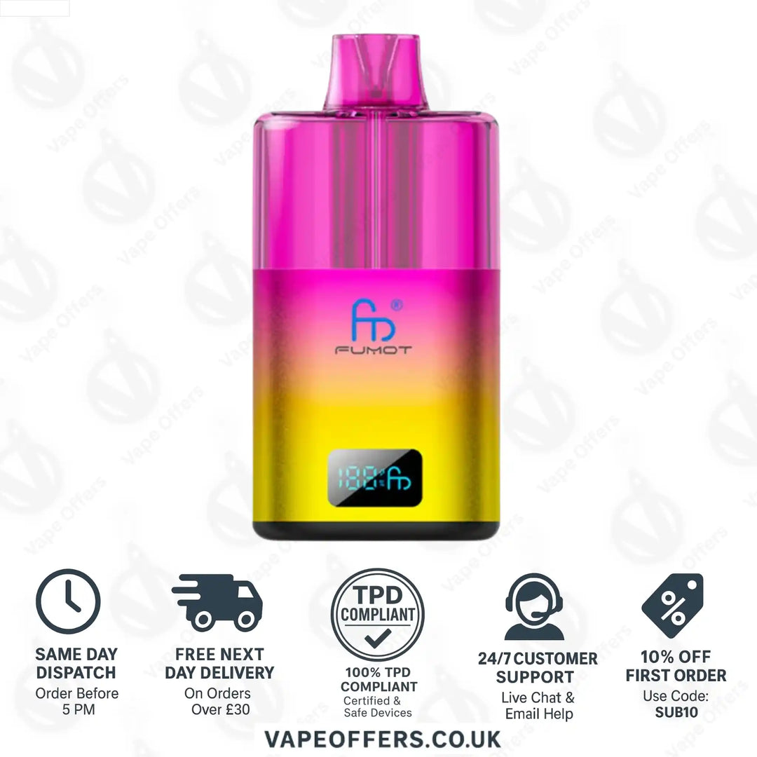 Fumot Spirit 25K Prefilled Pod Kit – Strawberry Watermelon Bubblegum