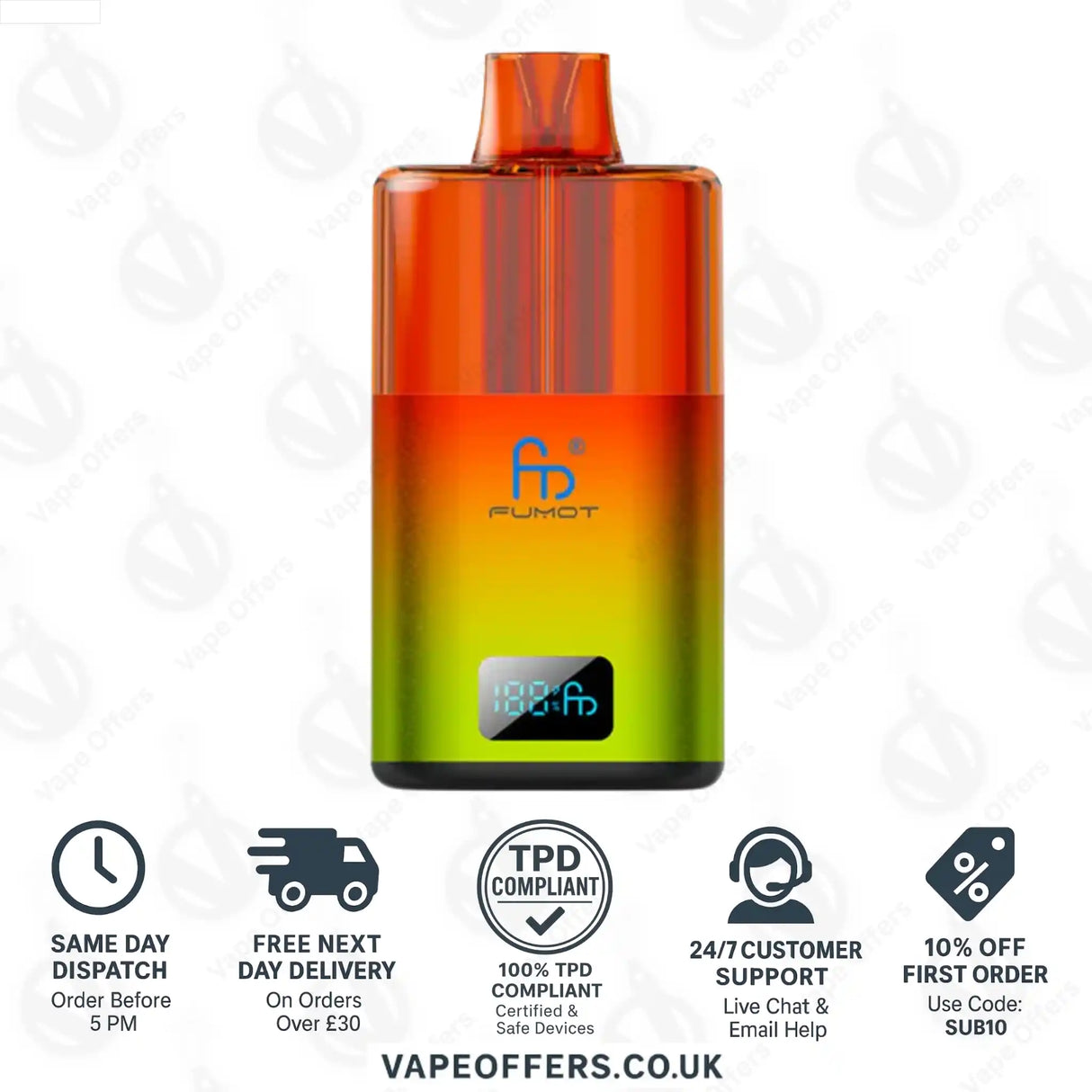 Fumot Spirit 25K Prefilled Pod Kit – Watermelon Ice