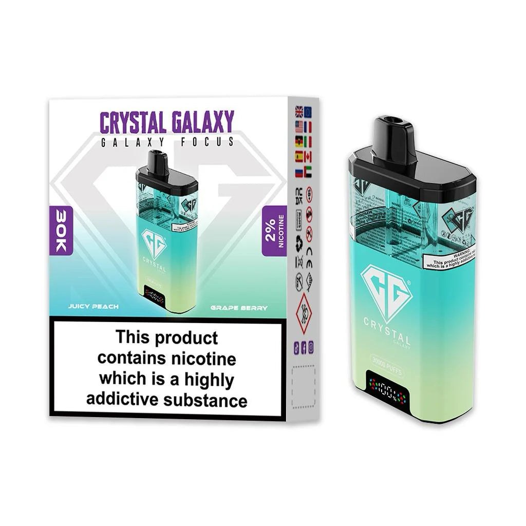 Galaxy Focus 30K - Juicy Peach & Grape Berry