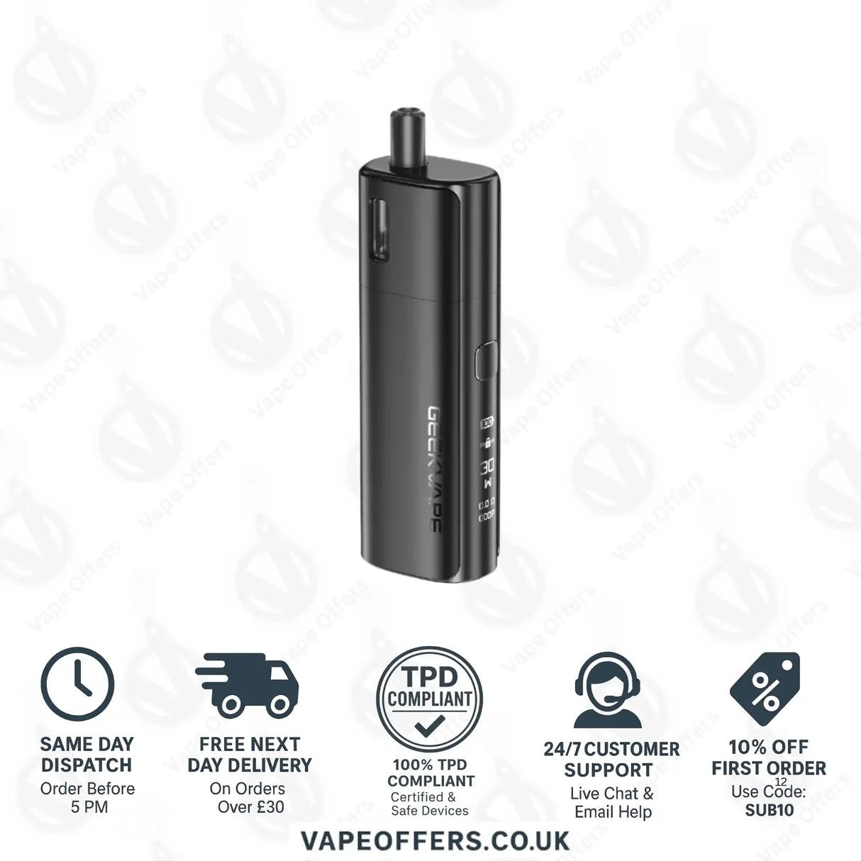 GeekVape Soul 2 Pod Vape Kit Black