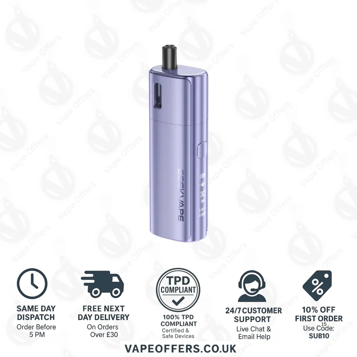 GeekVape Soul 2 Pod Vape Kit Mist Purple