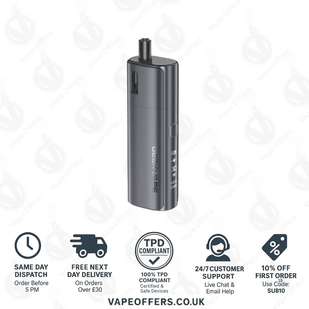 GeekVape Soul 2 Pod Vape Kit Urban Gray