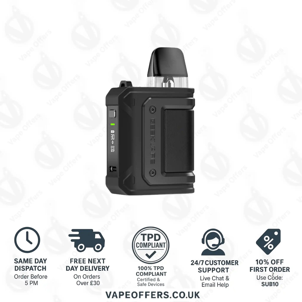 Geekvape Aegis Hero Q Pod Kit Black