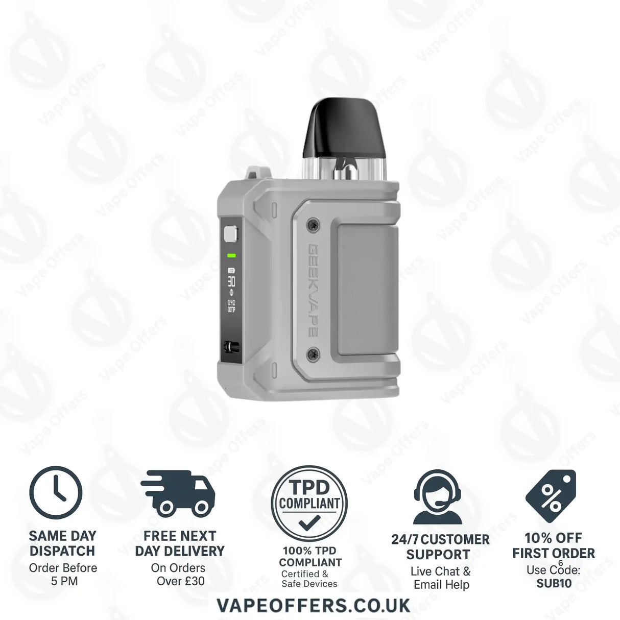 Geekvape Aegis Hero Q Pod Kit Gray