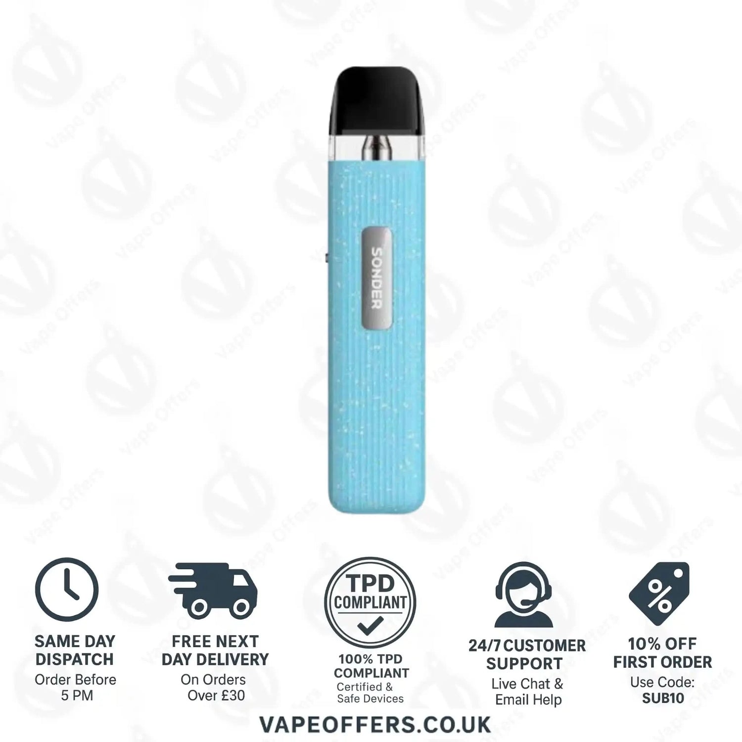 Geekvape Sonder Q Pod Vape Kit Blue Whisper 
