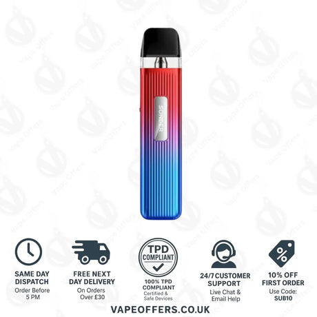 Geekvape Sonder Q Pod Vape Kit Red Blue
