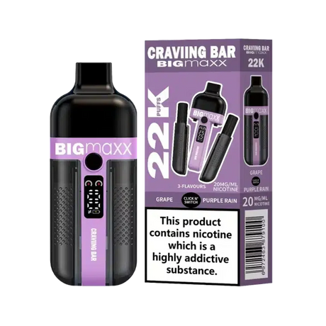 Grape & Purple Rain - Craving Bar Big Maxx 22k 