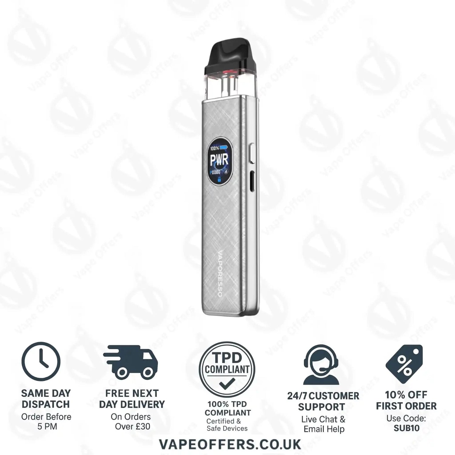 Grey Silk Vaporesso XROS 5 Pod Kit 